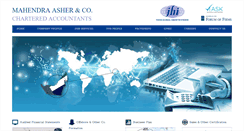 Desktop Screenshot of mahendraasherco.com